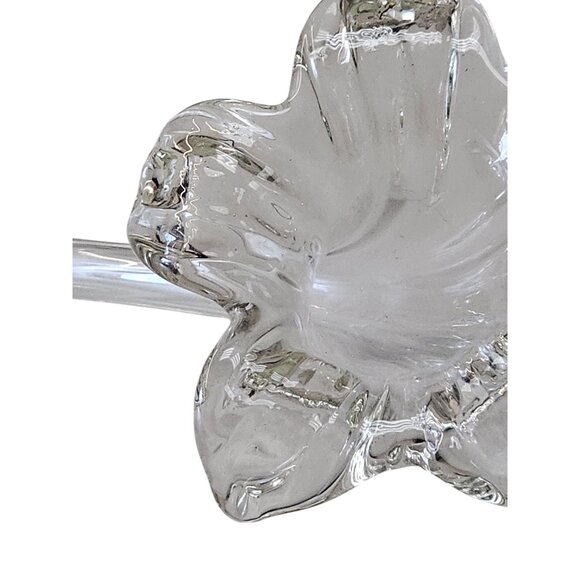 Lily Flower Clear Glass Handblown Decor Floral - Picture 5 of 14